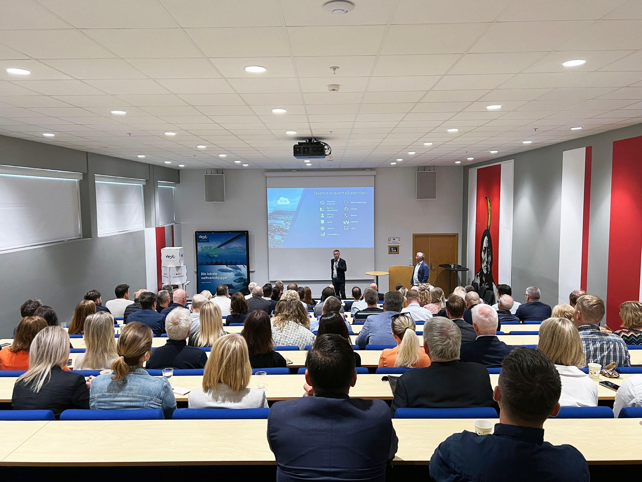 Auditoriet sett fra inngangen